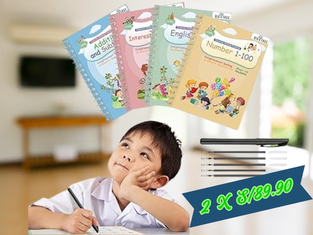 LIBRO MAGICO A4 PARA NIÑOS