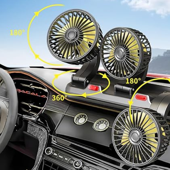 VENTILADOR DE AUTO|  3 CABEZAS