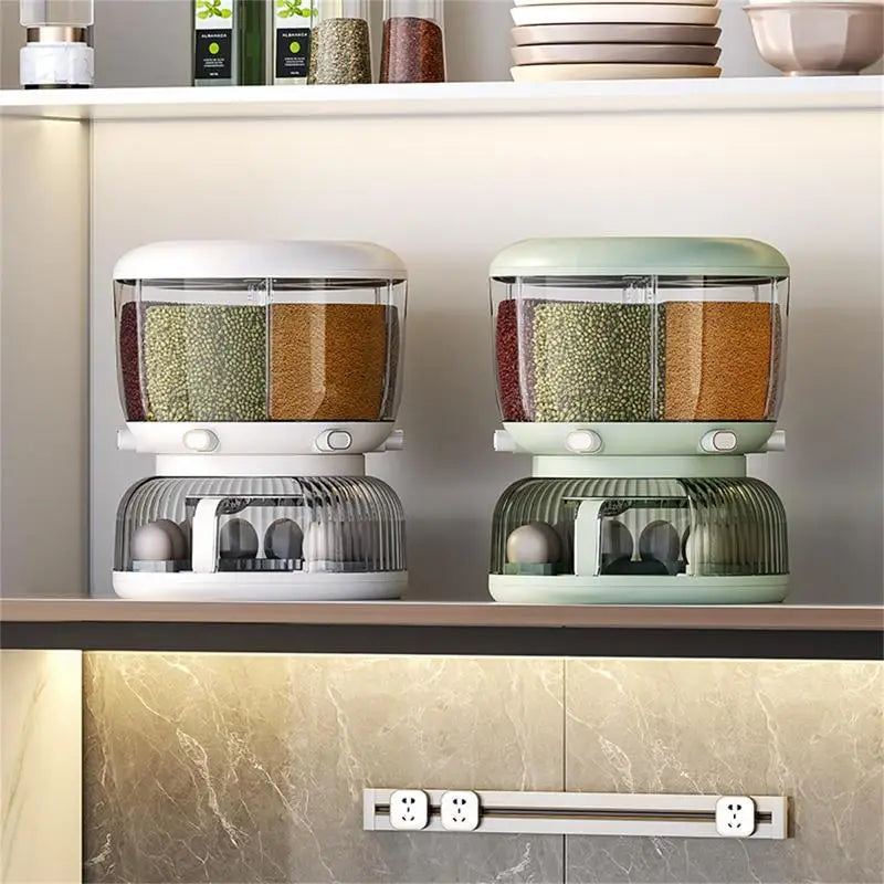 DISPENSADOR DE ALIMENTOS 2 EN 1