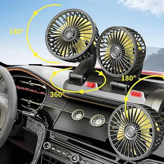 VENTILADOR DE AUTO| 3 CABEZAS