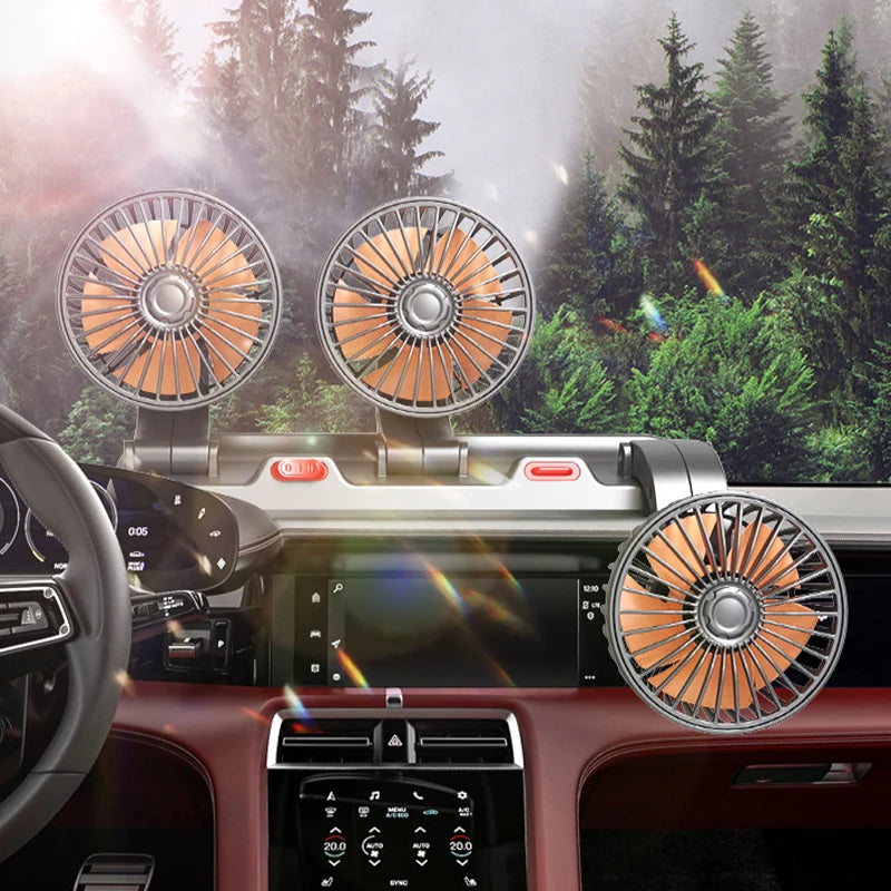 VENTILADOR DE AUTO|  3 CABEZAS